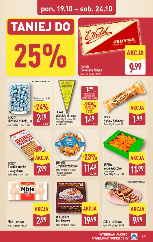 Aldi - gazetka promocyjna Pełny katalog! od poniedziałku 19.10 do soboty 24.10 - strona 15