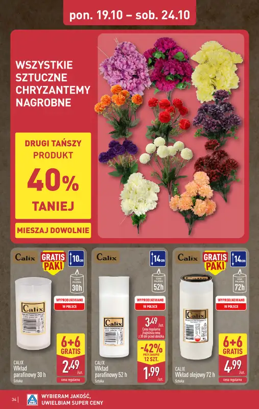 Aldi - gazetka promocyjna Pełny katalog! od poniedziałku 19.10 do soboty 24.10 - strona 34