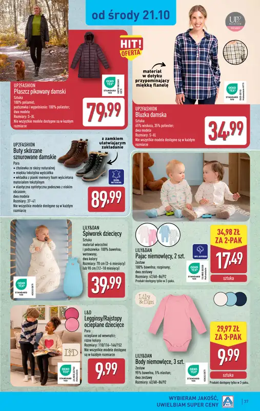 Aldi - gazetka promocyjna Pełny katalog! od poniedziałku 19.10 do soboty 24.10 - strona 37