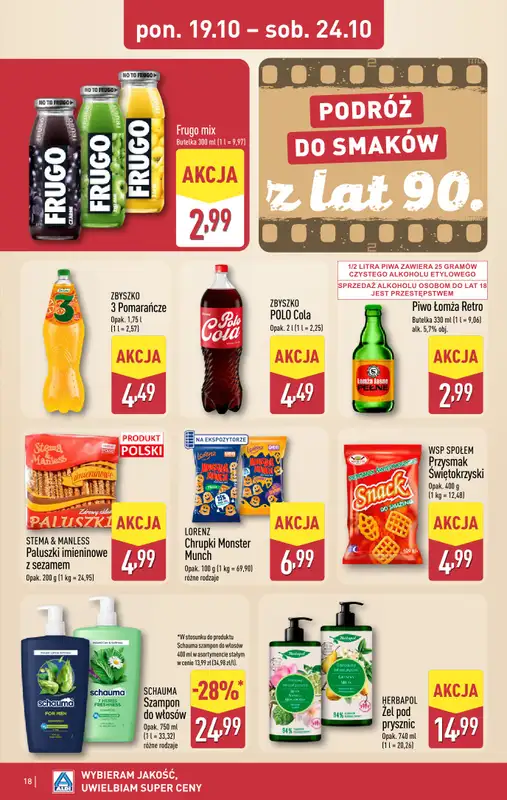 Aldi - gazetka promocyjna Pełny katalog! od poniedziałku 19.10 do soboty 24.10 - strona 18