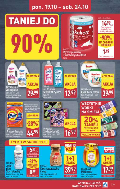 Aldi - gazetka promocyjna Pełny katalog! od poniedziałku 19.10 do soboty 24.10 - strona 25