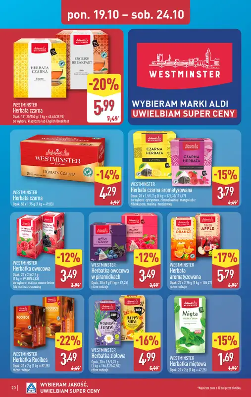 Aldi - gazetka promocyjna Pełny katalog! od poniedziałku 19.10 do soboty 24.10 - strona 20