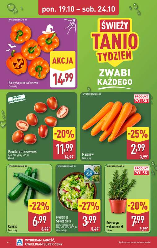 Aldi - gazetka promocyjna Pełny katalog! od poniedziałku 19.10 do soboty 24.10 - strona 4