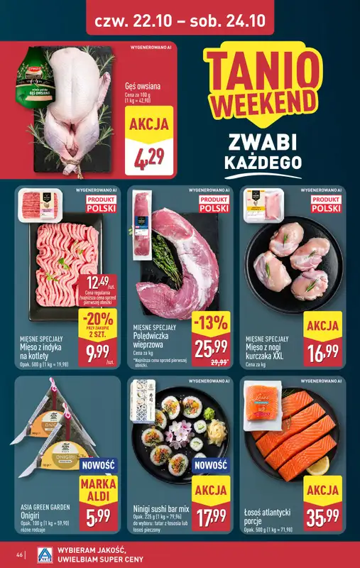 Aldi - gazetka promocyjna Pełny katalog! od poniedziałku 19.10 do soboty 24.10 - strona 46