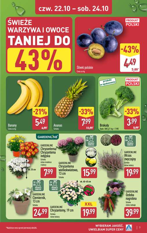 Aldi - gazetka promocyjna Weekend super cen w Aldi! od czwartku 22.10 do soboty 24.10 - strona 7