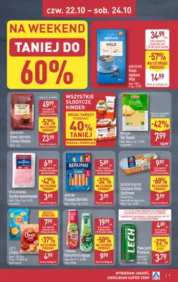 Aldi - gazetka promocyjna Weekend super cen w Aldi! od czwartku 22.10 do soboty 24.10 - strona 9