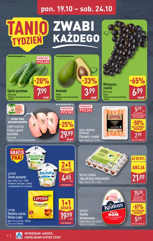 Aldi - gazetka promocyjna Weekend super cen w Aldi! od czwartku 22.10 do soboty 24.10 - strona 4