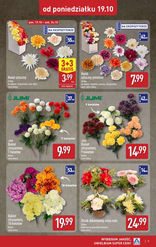 Aldi - gazetka promocyjna Światełko pamięci od poniedziałku 19.10 do soboty 24.10 - strona 9