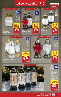 Aldi - gazetka promocyjna Światełko pamięci od poniedziałku 19.10 do soboty 24.10 - strona 7