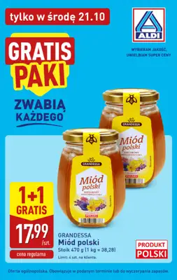 Aldi - gazetka promocyjna Tania ŚRODA w ALDI! od środy 21.10 do środy 21.10 - strona 4