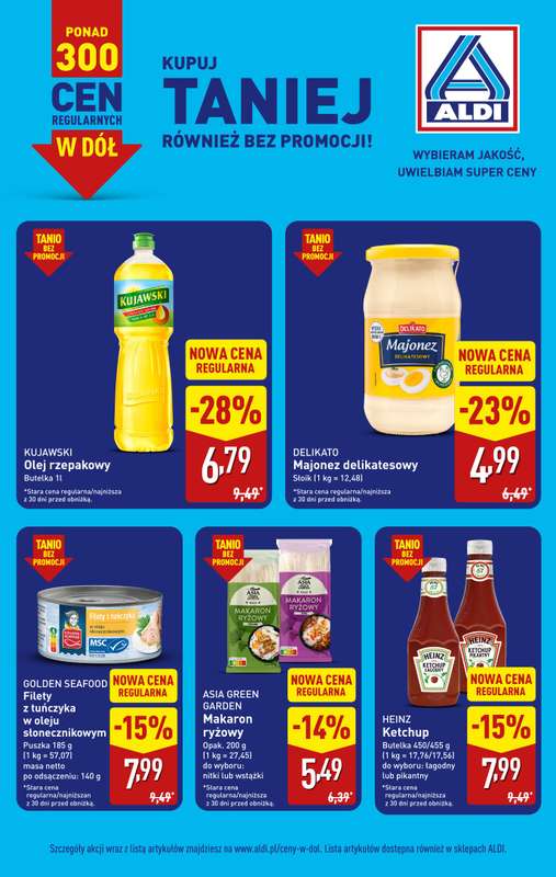 Aldi - gazetka promocyjna Stała obniżka cen! od poniedziałku 19.10 do soboty 24.10 - strona 2