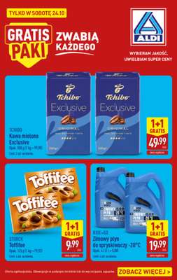 Aldi - gazetka promocyjna Najlepsze oferty na sobotę w Aldi! od soboty 24.10 do soboty 24.10