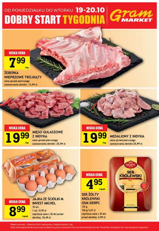 Gram Market - gazetka promocyjna Cały tydzień niskie ceny od czwartku 15.10 do środy 21.10 - strona 4