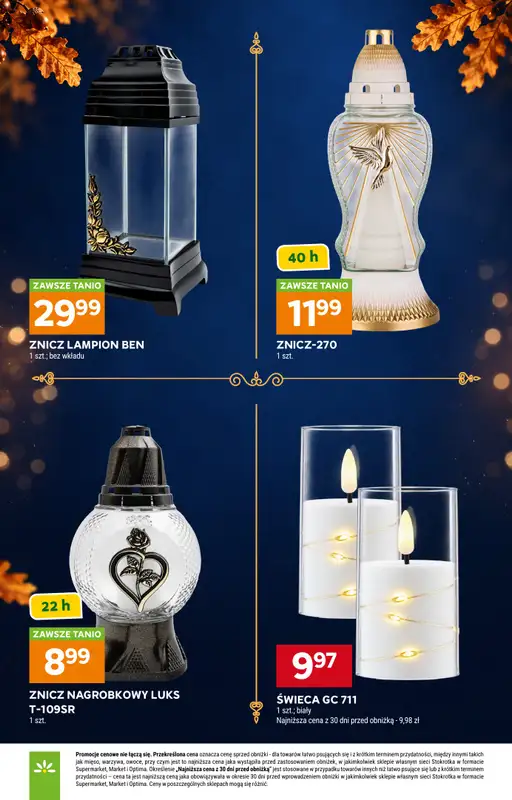 Stokrotka - gazetka promocyjna Katalog Znicze od czwartku 01.10 do środy 04.11 - strona 2