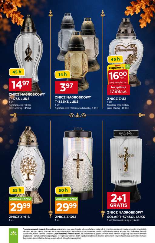 Stokrotka - gazetka promocyjna Katalog Znicze od czwartku 01.10 do środy 04.11 - strona 5