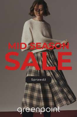 Greenpoint - gazetka promocyjna MID SEASON SALE od czwartku 15.10 