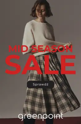 Greenpoint - gazetka promocyjna MID SEASON SALE od czwartku 15.10 