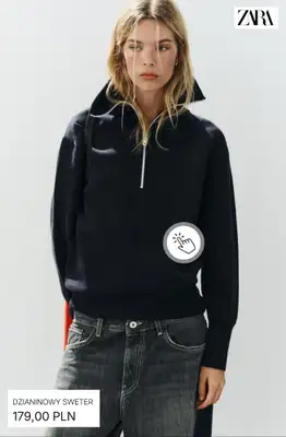 Zara - gazetka promocyjna Swetry z suwakiem od piątku 16.10  - strona 4