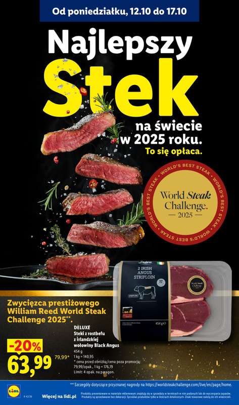 Lidl - gazetka promocyjna Oferta od czwartku od czwartku 15.10 do soboty 17.10 - strona 64
