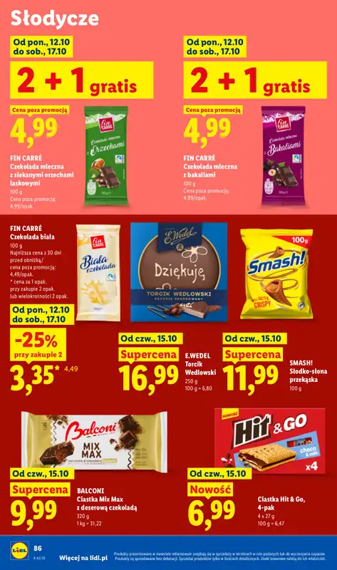 Lidl - gazetka promocyjna Oferta od czwartku od czwartku 15.10 do soboty 17.10 - strona 84