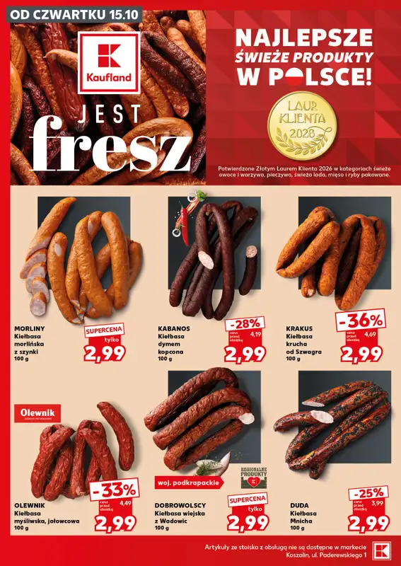 Kaufland - gazetka promocyjna Oferta Kaufland - SUPER SOBOTA od soboty 17.10 do soboty 17.10 - strona 14