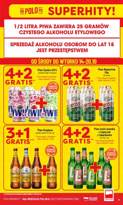 POLOmarket - gazetka promocyjna Gazetka od środy 14.10 do wtorku 20.10 - strona 9