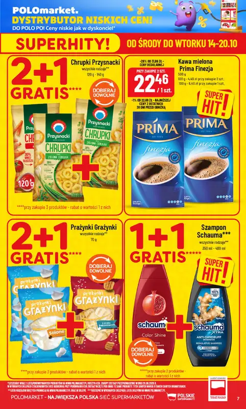 POLOmarket - gazetka promocyjna Gazetka od środy 14.10 do wtorku 20.10 - strona 7
