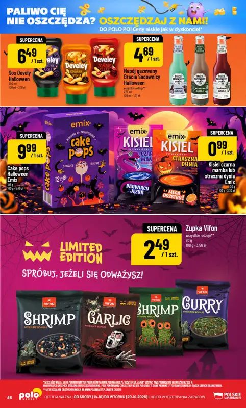 POLOmarket - gazetka promocyjna Gazetka od środy 14.10 do wtorku 20.10 - strona 46