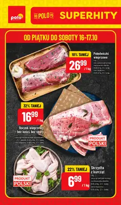 POLOmarket - gazetka promocyjna Super hity na weekend od piątku 16.10 do soboty 17.10