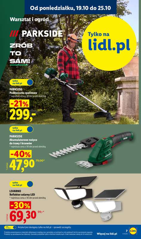 Lidl - gazetka promocyjna Katalog od poniedziałku 19.10 do soboty 24.10 - strona 7