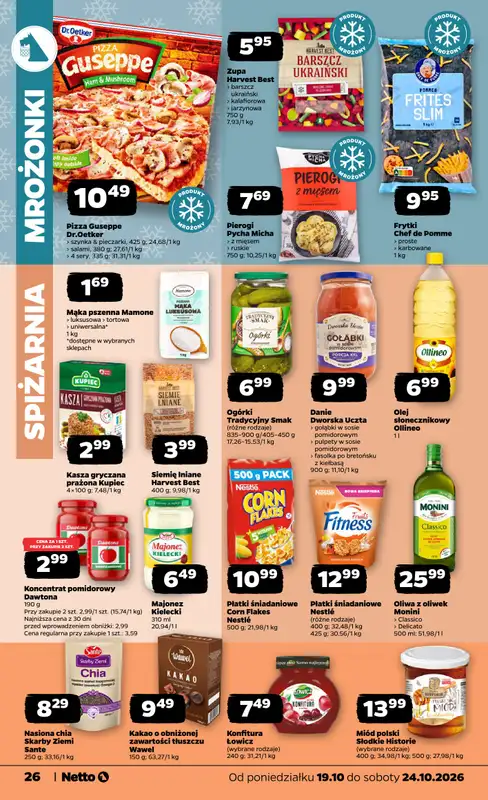 Netto - gazetka promocyjna Gazetka Spożywcza od poniedziałku 19.10 do soboty 24.10 - strona 26