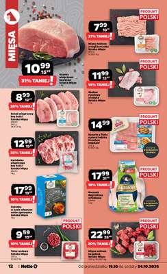 Netto - gazetka promocyjna Gazetka Spożywcza od poniedziałku 19.10 do soboty 24.10 - strona 12