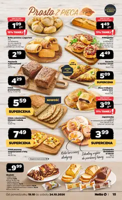 Netto - gazetka promocyjna Gazetka Spożywcza od poniedziałku 19.10 do soboty 24.10 - strona 15