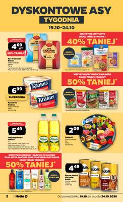 Netto - gazetka promocyjna Gazetka Spożywcza od poniedziałku 19.10 do soboty 24.10 - strona 2
