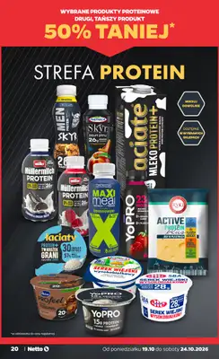Netto - gazetka promocyjna Gazetka Spożywcza od poniedziałku 19.10 do soboty 24.10 - strona 20