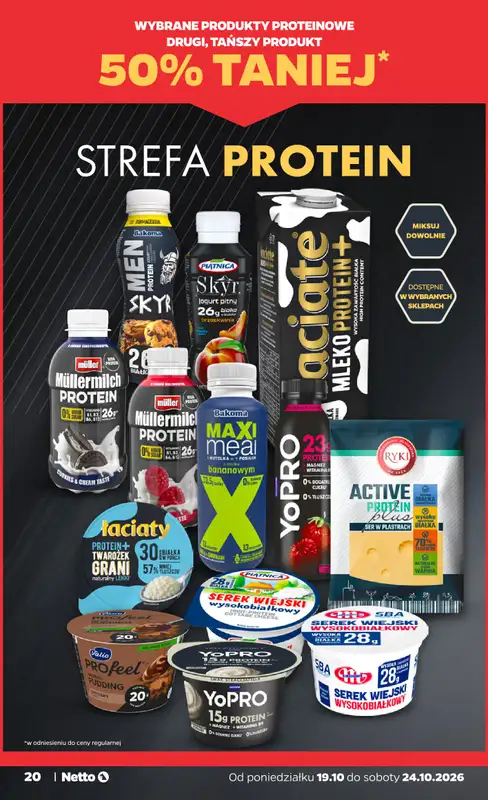 Netto - gazetka promocyjna Gazetka Spożywcza od poniedziałku 19.10 do soboty 24.10 - strona 20