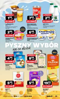 Netto - gazetka promocyjna Gazetka Spożywcza od poniedziałku 19.10 do soboty 24.10 - strona 21