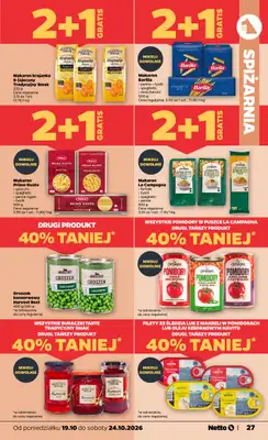 Netto - gazetka promocyjna Gazetka Spożywcza od poniedziałku 19.10 do soboty 24.10 - strona 27