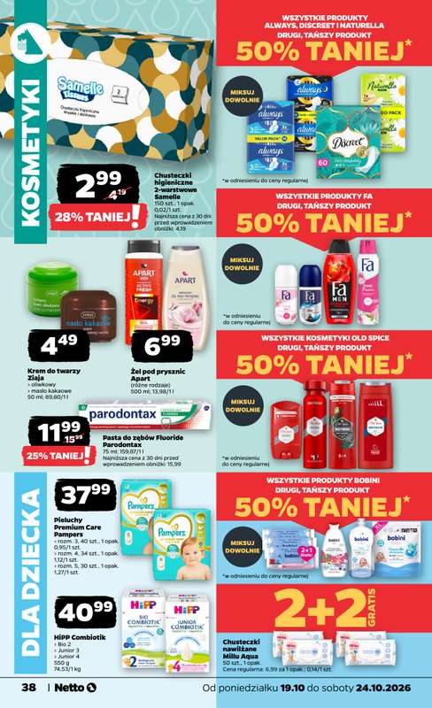 Netto - gazetka promocyjna Gazetka Spożywcza od poniedziałku 19.10 do soboty 24.10 - strona 38