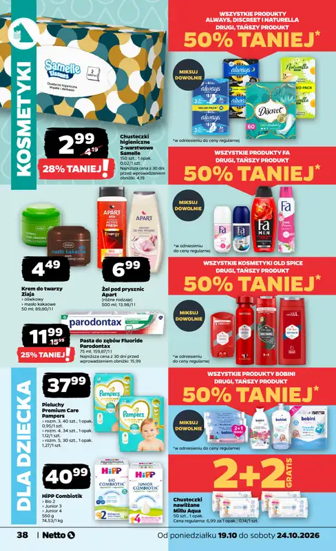 Netto - gazetka promocyjna Gazetka Spożywcza od poniedziałku 19.10 do soboty 24.10 - strona 38