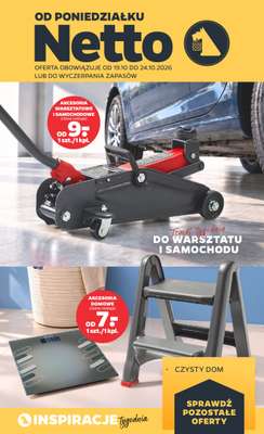 Netto - gazetka promocyjna Inspiracje tygodnia: do warsztatu i samochodu od poniedziałku 19.10 do soboty 24.10