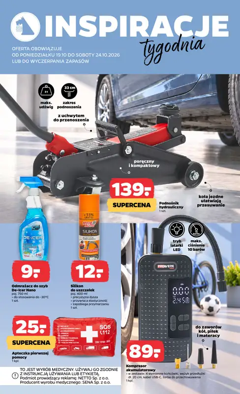 Netto - gazetka promocyjna Inspiracje tygodnia: do warsztatu i samochodu od poniedziałku 19.10 do soboty 24.10 - strona 2