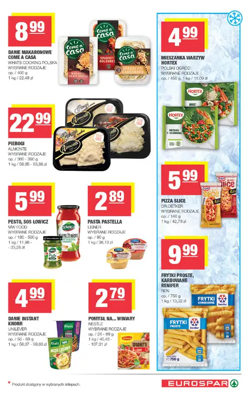 SPAR - gazetka promocyjna Gazetka Eurospar od środy 21.10 do soboty 31.10 - strona 9
