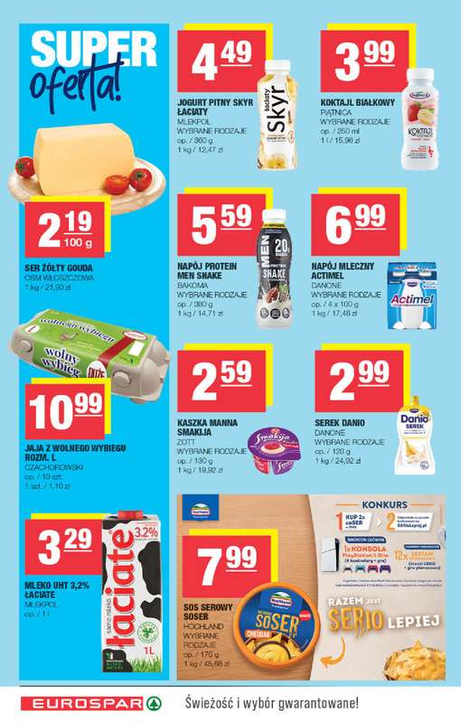 SPAR - gazetka promocyjna Gazetka Eurospar od środy 21.10 do soboty 31.10 - strona 4