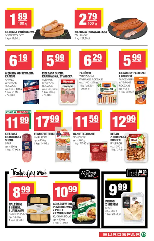 SPAR - gazetka promocyjna Gazetka Eurospar od środy 21.10 do soboty 31.10 - strona 7