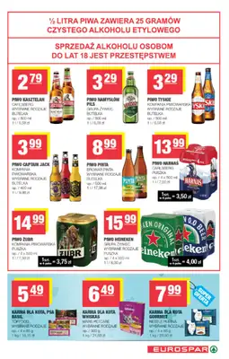 SPAR - gazetka promocyjna Gazetka Eurospar od środy 21.10 do soboty 31.10 - strona 15