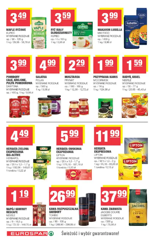 SPAR - gazetka promocyjna Gazetka Eurospar od środy 21.10 do soboty 31.10 - strona 10