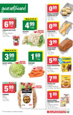 SPAR - gazetka promocyjna Gazetka Eurospar od środy 21.10 do soboty 31.10 - strona 3