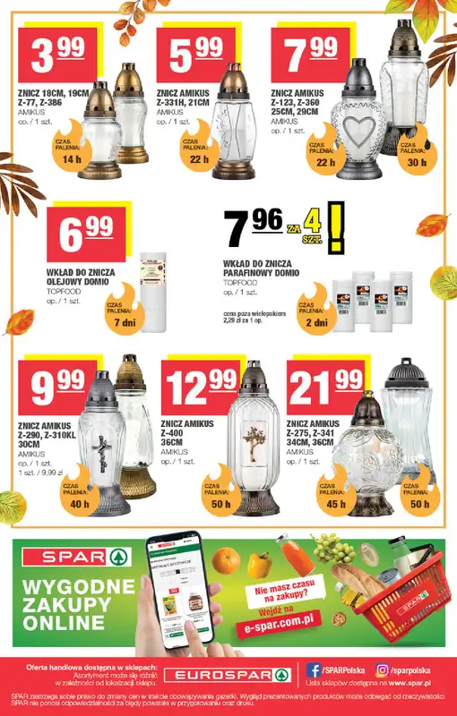 SPAR - gazetka promocyjna Gazetka Eurospar od środy 21.10 do soboty 31.10 - strona 16