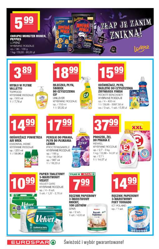 SPAR - gazetka promocyjna Gazetka Eurospar od środy 21.10 do soboty 31.10 - strona 14